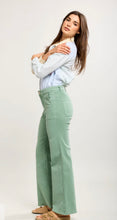Load image into Gallery viewer, Green pastel flare toxik jean