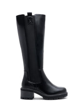 Load image into Gallery viewer, Black stitching long stretch LG boots 4,5,6,7,8
