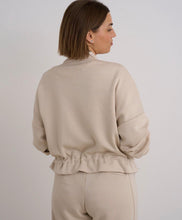 Load image into Gallery viewer, Beige kyla suit zippy jacket with matching trousers
