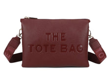 Load image into Gallery viewer, Light beige, light grey, wine, baby blue the tote handbag
