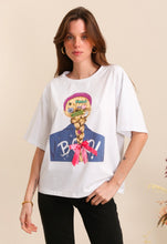 Load image into Gallery viewer, White or black boo braid t-shirt
