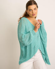 Load image into Gallery viewer, Green or pink sparkle crochet top
