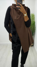 Load image into Gallery viewer, Black or brown side detail kyla sleeveless top
