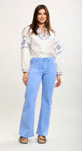 Load image into Gallery viewer, Blue pastel bootcut toxik jean
