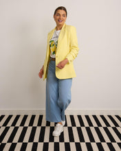 Load image into Gallery viewer, Lemon one button ruched sleeve blazer
