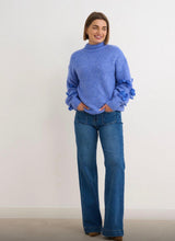 Load image into Gallery viewer, Blue or pink kyla bow sleeve jumper
