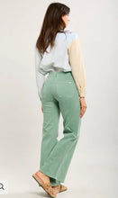 Load image into Gallery viewer, Green pastel flare toxik jean

