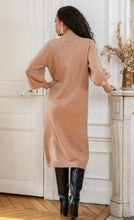Load image into Gallery viewer, Beige sequin front dress
