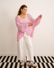 Load image into Gallery viewer, Green or pink sparkle crochet top
