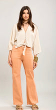 Load image into Gallery viewer, Orange pastel bootcut toxik jean
