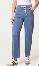Load image into Gallery viewer, Light denim light weight wlasticated trouser

