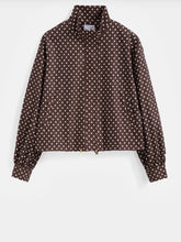 Load image into Gallery viewer, Brown polka dot paris jacket
