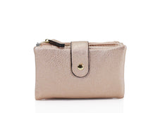 Load image into Gallery viewer, Orange, dark silver, gold 1026 small purse
