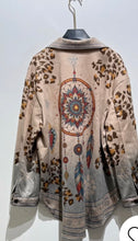 Load image into Gallery viewer, Carmel eye or brown bird printed paris shirt
