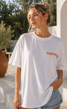 Load image into Gallery viewer, White 3 chillis design t-shirt
