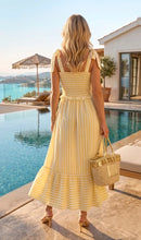 Load image into Gallery viewer, Yellow deauville paris dress
