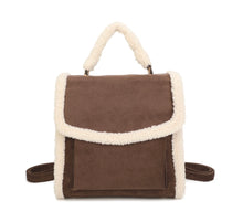 Load image into Gallery viewer, Coffee or brown teddy handbag jm1764
