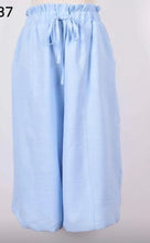 Load image into Gallery viewer, Baby blue or lemon cullote shorts
