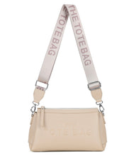 Load image into Gallery viewer, Beige, white, pink tote crossbody jm1728 handbag
