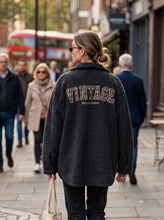 Load image into Gallery viewer, Black or beige vintage back paris jacket
