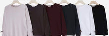 Load image into Gallery viewer, Black, white, green, coffee,wine, beige little leopard bow sleeve jumper
