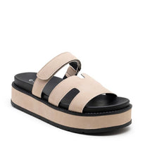 Load image into Gallery viewer, Beige slip on strap 515 sandal sizes 6+7
