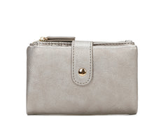 Load image into Gallery viewer, Orange, dark silver, gold 1026 small purse
