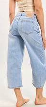 Load image into Gallery viewer, Light denim Toxik 3/4 length barrel jean
