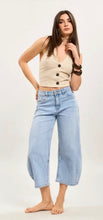 Load image into Gallery viewer, Light denim Toxik 3/4 length barrel jean
