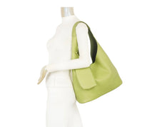 Load image into Gallery viewer, Green or beige 6014 hobo 3 in 1 handbag
