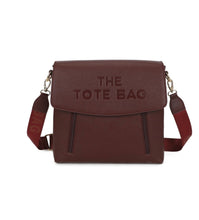 Load image into Gallery viewer, Coffee, wine, beige jm1710 tote crossbody handbag
