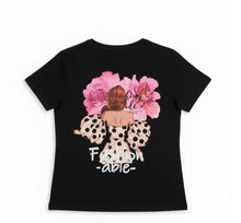 Load image into Gallery viewer, White or black girl polka dress 30 t-shirt
