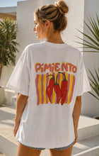 Load image into Gallery viewer, White 3 chillis design t-shirt

