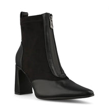 Load image into Gallery viewer, Black marco tozzi zipped front boots
