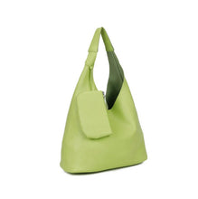 Load image into Gallery viewer, Green or beige 6014 hobo 3 in 1 handbag
