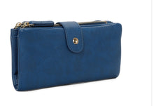 Load image into Gallery viewer, Blue, lime, pink, orange, royal blue,pink  medium 1026 pop button purse
