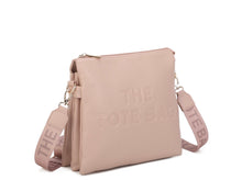Load image into Gallery viewer, Beige, pink or white tote crossbody jm1730 handbag
