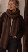 Load image into Gallery viewer, Brown, cream, khaki, wine , beige cosy cw scarf
