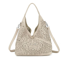 Load image into Gallery viewer, Beige, black or blue h365 shoulder handbag
