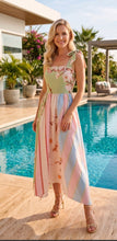 Load image into Gallery viewer, Pink shirley flower paris dress
