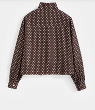 Load image into Gallery viewer, Brown polka dot paris jacket
