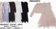 Load image into Gallery viewer, Cream, black, taupe, coffee, grey Jumper paris dress attachment
