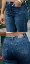 Load image into Gallery viewer, Dark denim fashion kyla straight leg jean
