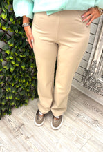 Load image into Gallery viewer, Beige or navy elastic kyla trouser
