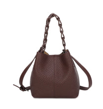 Load image into Gallery viewer, Beige, brown white, green jm1585 bucket handbag
