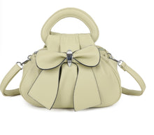 Load image into Gallery viewer, Green, white or pink 0073 bow handbag
