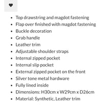Load image into Gallery viewer, Brown or navy 2143 backback
