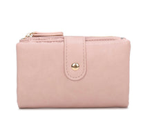 Load image into Gallery viewer, Blue, lime, pink, orange, royal blue,pink  medium 1026 pop button purse
