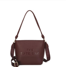 Load image into Gallery viewer, Wine, beige jm1765 handbag
