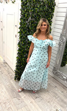 Load image into Gallery viewer, Blue polka dot paris dress
